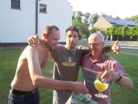 IMGP0755  Dudu, Nico and Alan exchange hugs