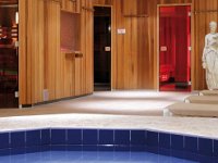Swimming  The hotel swimming pool and sauna